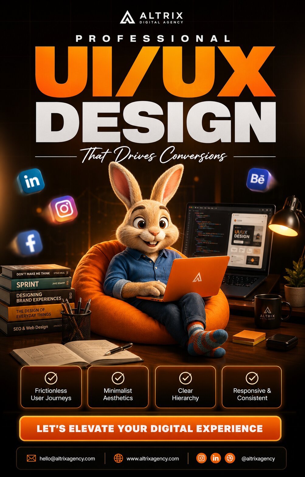 creative studio poster design Comment Aspect ratio Share