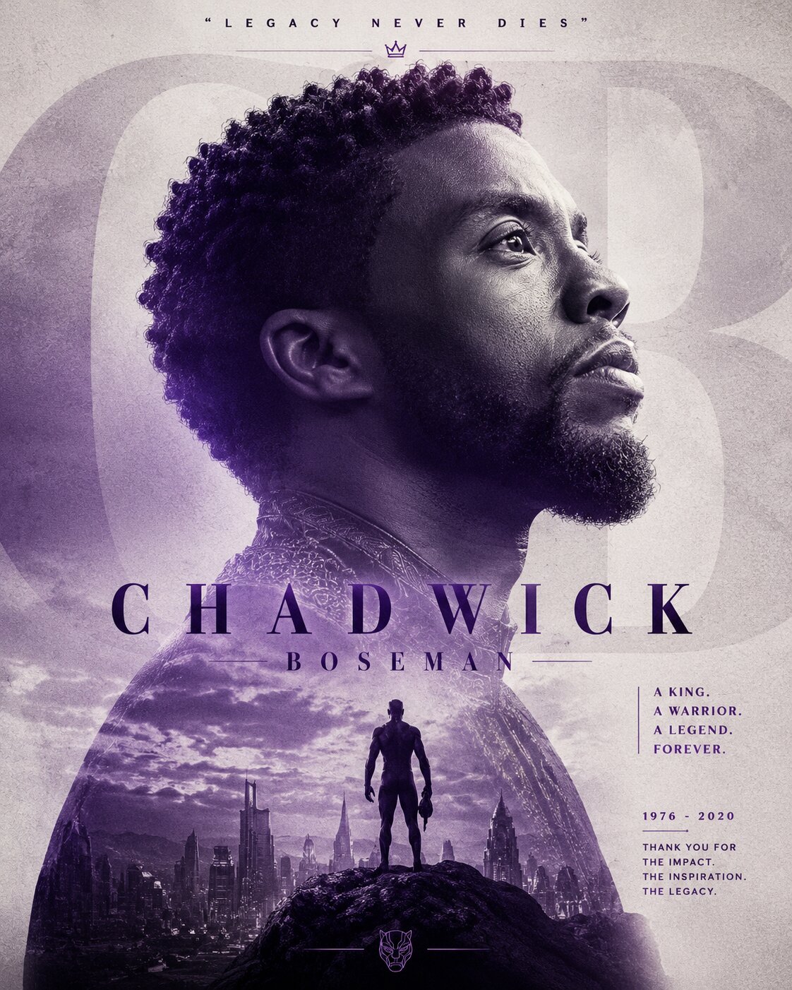 Premium Legacy Tribute Editorial Poster