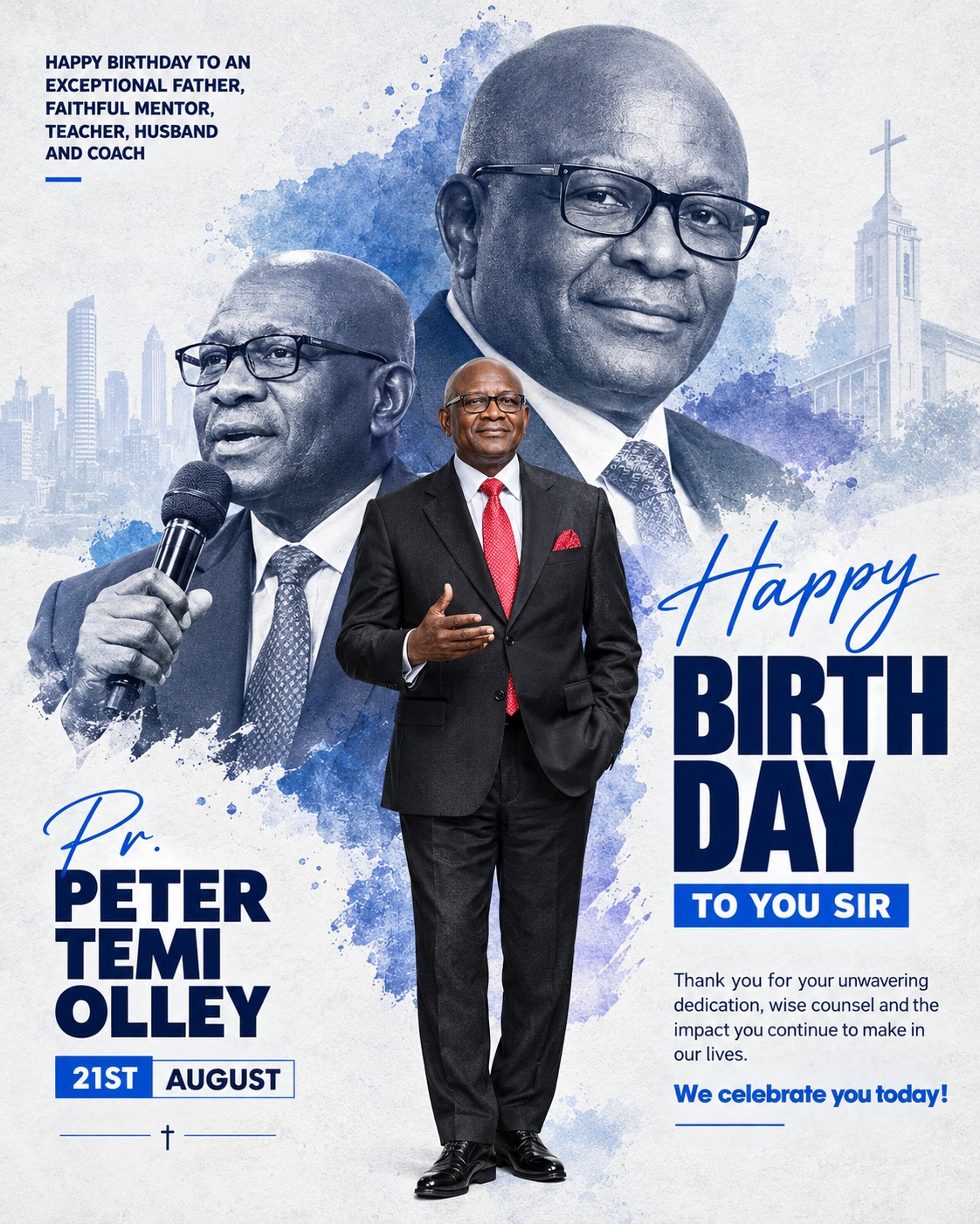 Happy Birthday Pastor Peter Temi Olley