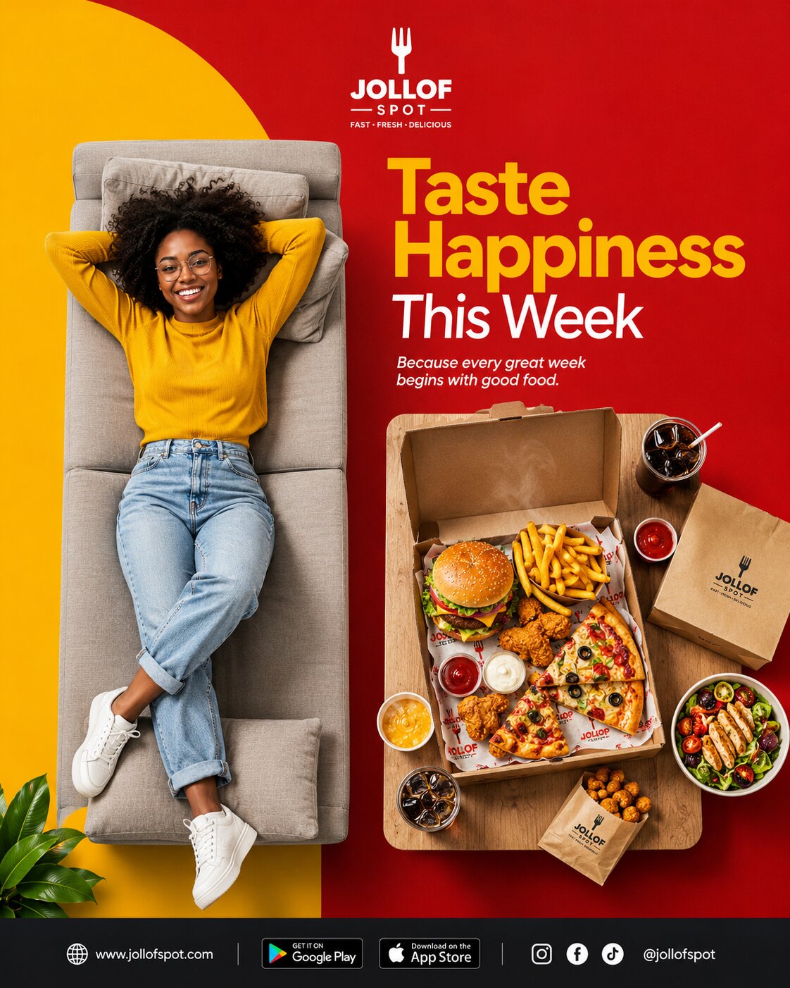 Jollof Spot Taste of Happiness Poster
