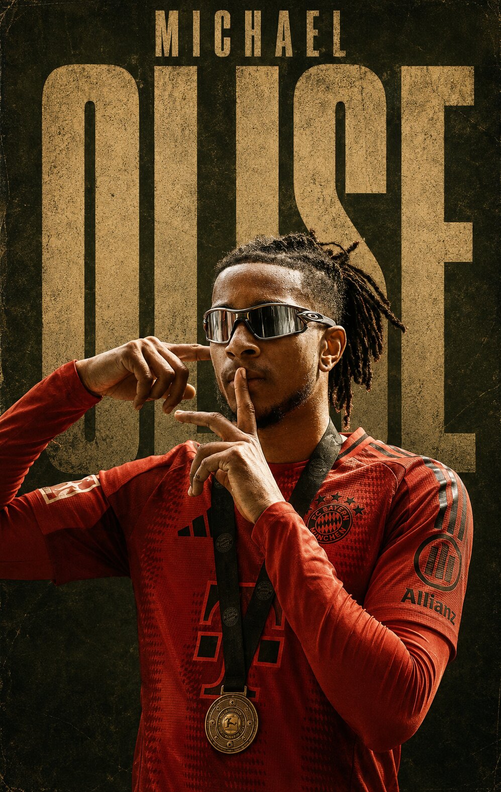 sports-fashion portrait poster