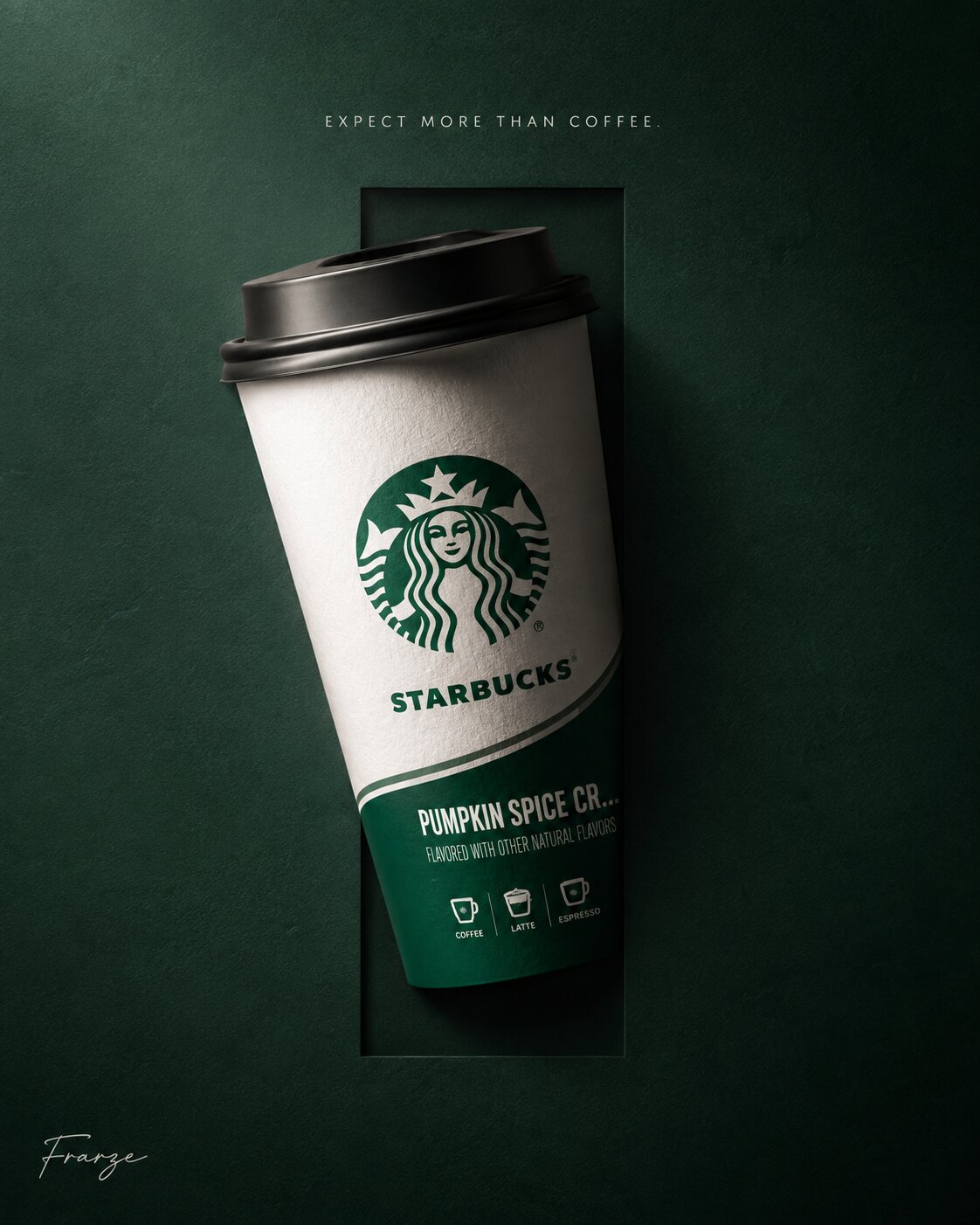 Premium Pumpkin Spice Coffee Ad