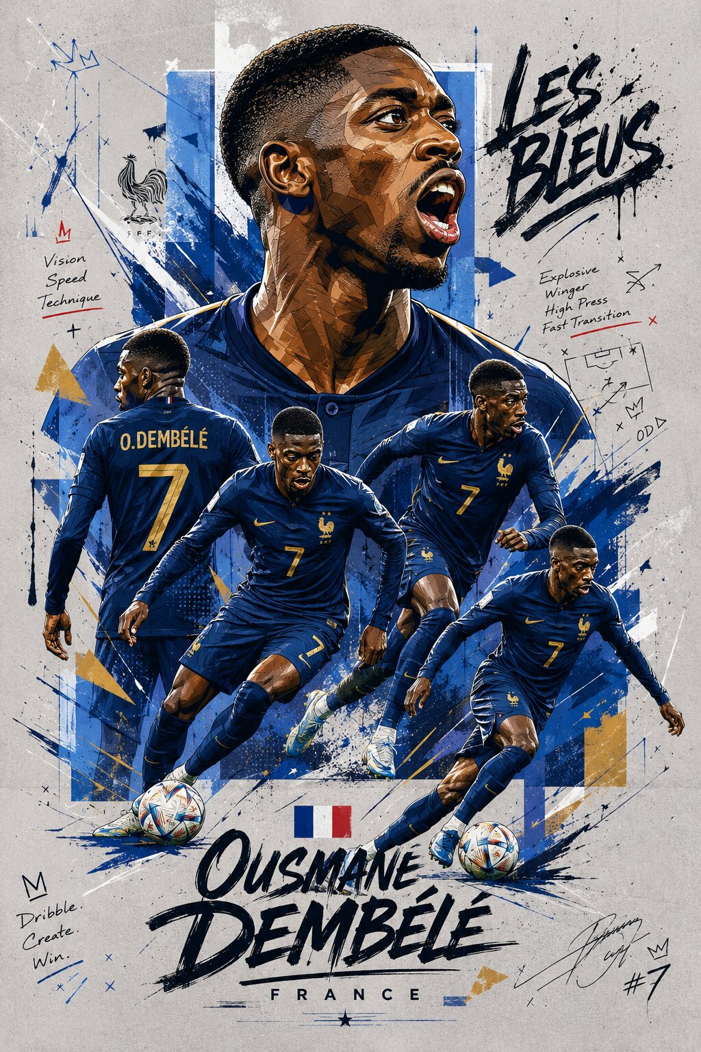 Kylian Mbappe: Unstoppable force in action detail
